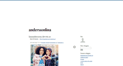 Desktop Screenshot of anderssonlina.blogg.se