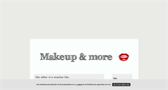 Desktop Screenshot of makeupandmore.blogg.se