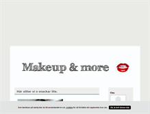 Tablet Screenshot of makeupandmore.blogg.se