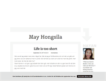Tablet Screenshot of mayaaan.blogg.se