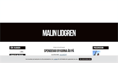 Desktop Screenshot of malinlidgren.blogg.se