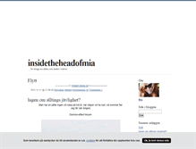 Tablet Screenshot of insidetheheadofmia.blogg.se