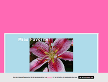 Tablet Screenshot of miasfavoriter.blogg.se