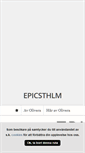 Mobile Screenshot of epicsthlm.blogg.se