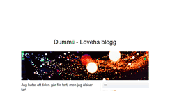 Desktop Screenshot of dummii.blogg.se