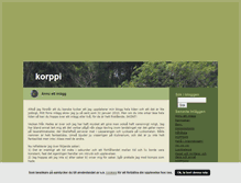 Tablet Screenshot of korppi.blogg.se