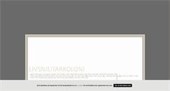 Desktop Screenshot of livsnjutarkolloni.blogg.se