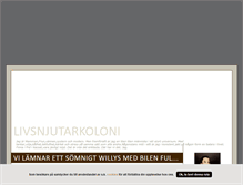Tablet Screenshot of livsnjutarkolloni.blogg.se