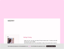 Tablet Screenshot of meerry.blogg.se