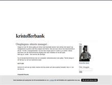 Tablet Screenshot of kristofferbank.blogg.se