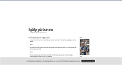 Desktop Screenshot of hjalppatraven.blogg.se