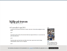Tablet Screenshot of hjalppatraven.blogg.se