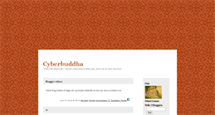 Desktop Screenshot of cyberbuddha.blogg.se