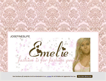 Tablet Screenshot of josefineslife.blogg.se