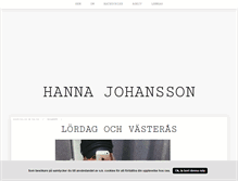 Tablet Screenshot of hjo.blogg.se
