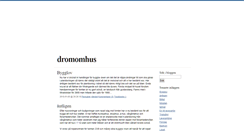 Desktop Screenshot of dromomhus.blogg.se