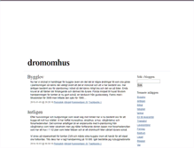 Tablet Screenshot of dromomhus.blogg.se