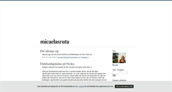 Desktop Screenshot of micaelasruta.blogg.se