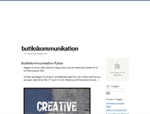 Tablet Screenshot of butikskommunikation.blogg.se