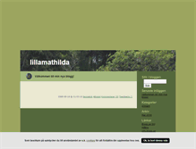 Tablet Screenshot of lillamathilda.blogg.se