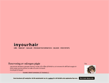 Tablet Screenshot of inyourhair.blogg.se