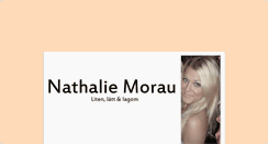 Desktop Screenshot of nathalielarssonmorau.blogg.se