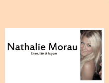 Tablet Screenshot of nathalielarssonmorau.blogg.se