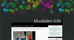 Desktop Screenshot of musikalenilife.blogg.se