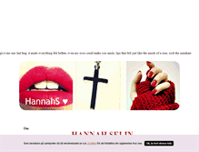 Tablet Screenshot of hannahthelmaselin.blogg.se