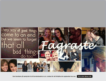 Tablet Screenshot of fagraste.blogg.se