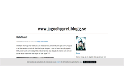 Desktop Screenshot of jagochpyret.blogg.se