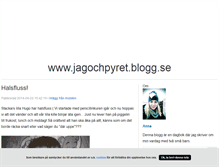 Tablet Screenshot of jagochpyret.blogg.se