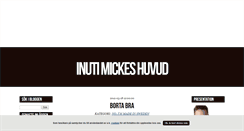 Desktop Screenshot of inutimickeshuvud.blogg.se