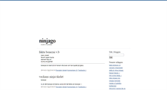 Desktop Screenshot of ninjagogame.blogg.se