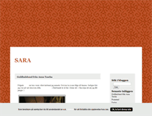Tablet Screenshot of karlssonzara.blogg.se