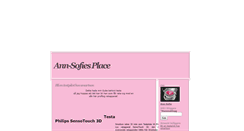 Desktop Screenshot of annsofies.blogg.se