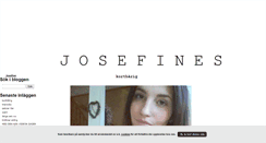 Desktop Screenshot of josefinsorbom.blogg.se