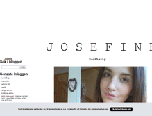 Tablet Screenshot of josefinsorbom.blogg.se