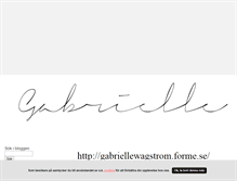 Tablet Screenshot of gabriielle.blogg.se