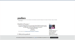 Desktop Screenshot of paulines.blogg.se