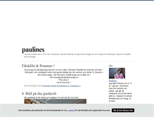 Tablet Screenshot of paulines.blogg.se