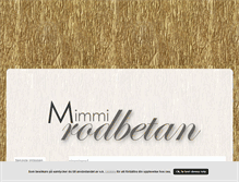 Tablet Screenshot of mimmirodbetan.blogg.se