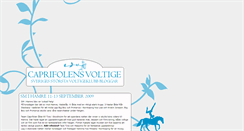 Desktop Screenshot of caprifolensvoltige.blogg.se