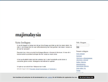 Tablet Screenshot of majimalaysia.blogg.se