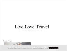 Tablet Screenshot of livelovetravel.blogg.se
