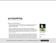 Tablet Screenshot of goranjanbring.blogg.se