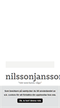 Mobile Screenshot of nilssonjansson.blogg.se