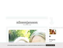Tablet Screenshot of nilssonjansson.blogg.se