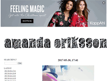 Tablet Screenshot of amandael.blogg.se