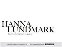 Tablet Screenshot of hannalundmark.blogg.se